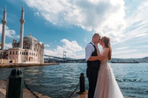photo session wedding couple in istanbul